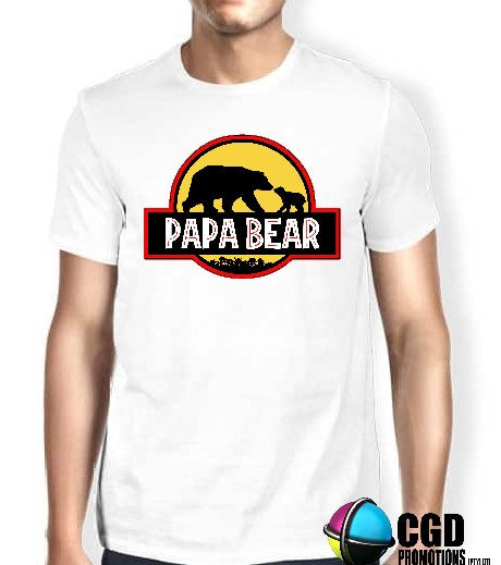 Papa Bear Printed Shirt