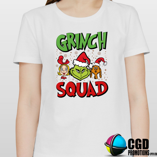 Grinch Ew People Christmas Printed Shirt - Matching Christmas Adult Unisex, Ladies Fitted & Kids 