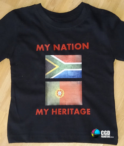My Nation My Heritage Flag Shirt | Family Matching Unisex, Ladies & Kids Heritage Day T-Shirt