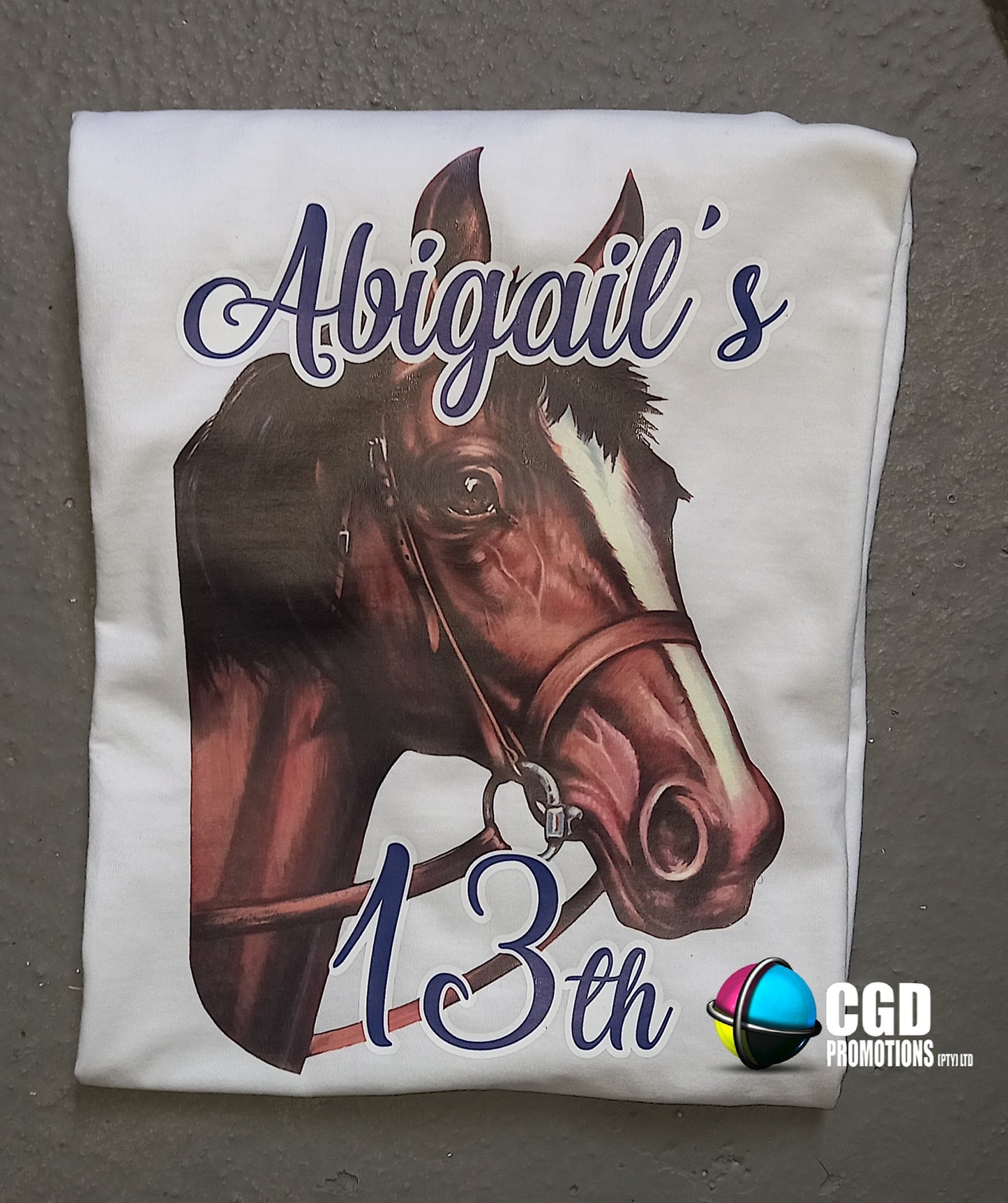 Custom printed birthday shirt for teen birthday party