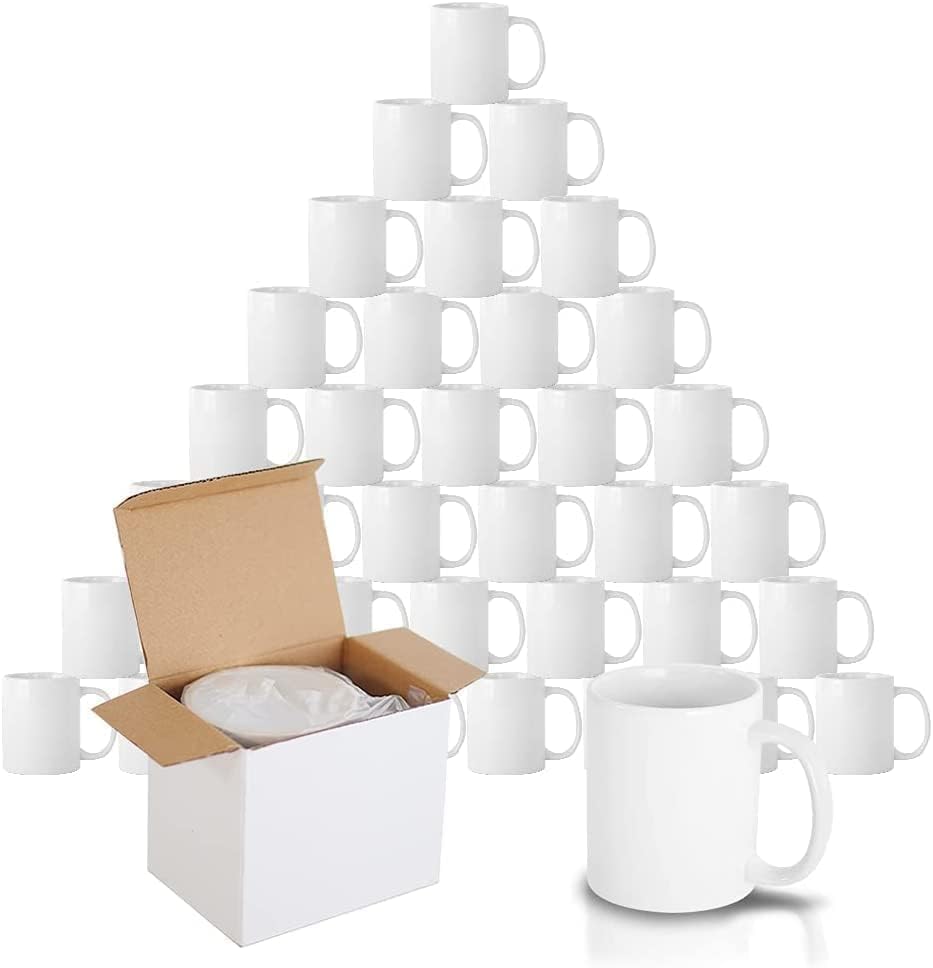 48 pack 11oz white sublimation mug blanks with gift boxes South Africa