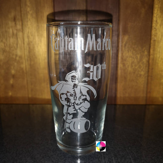 Sandblasted Drinking glasses