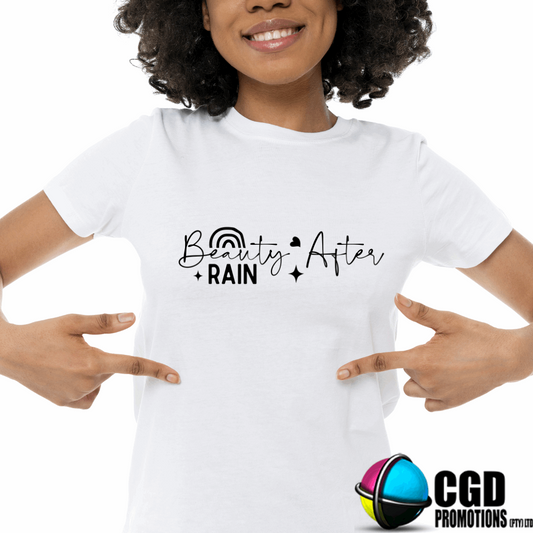 Beauty After Rain Adult Printed Shirt (Faith Based)