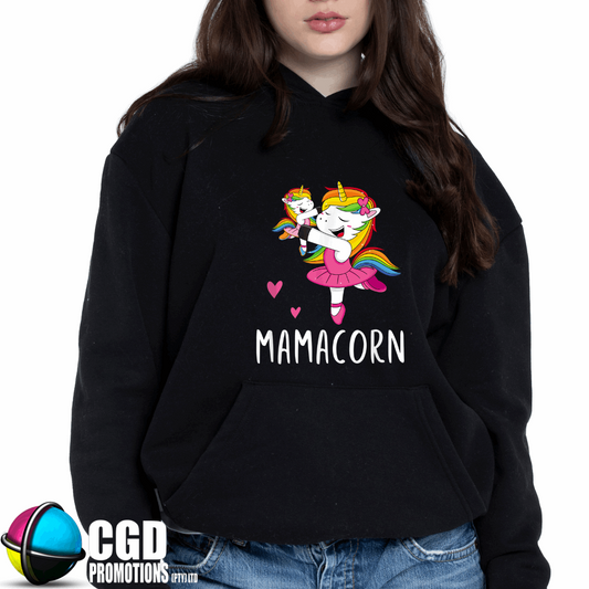 Mamacorn Unisex Printed Hoodie