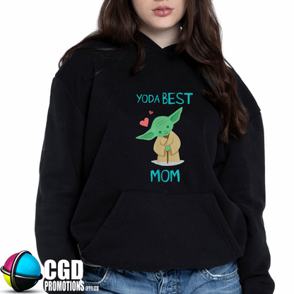 Yoda Best Mom Unisex Printed Hoodie