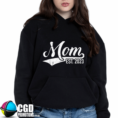 Mom Est. Unisex Printed Hoodie