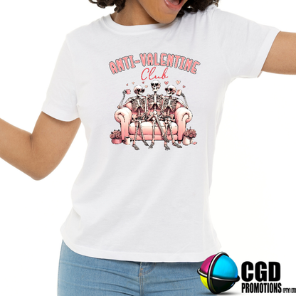 Anti Valentine Club Shirt  - Valentines Day Gift - Adult Valentines Shirts | South Africa