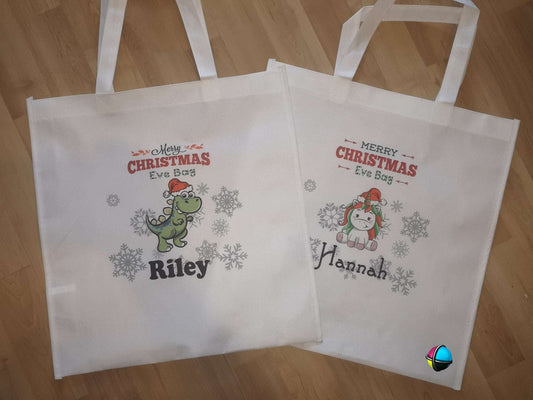 Christmas Eve Tote Bag – Personalized CGD Xmas Characters