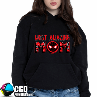 Most Amazing Spidermom Mom Unisex Printed Hoodie