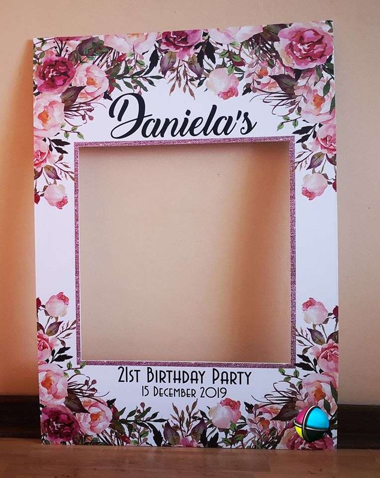 A1 Custom A1 Photoshoot & Selfie Frames – Personalized Party Props SA | CGD Promotions