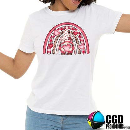 Gnome Rainbow Shirt  - Valentines Day Gift - Adult Valentines Shirts | South Africa