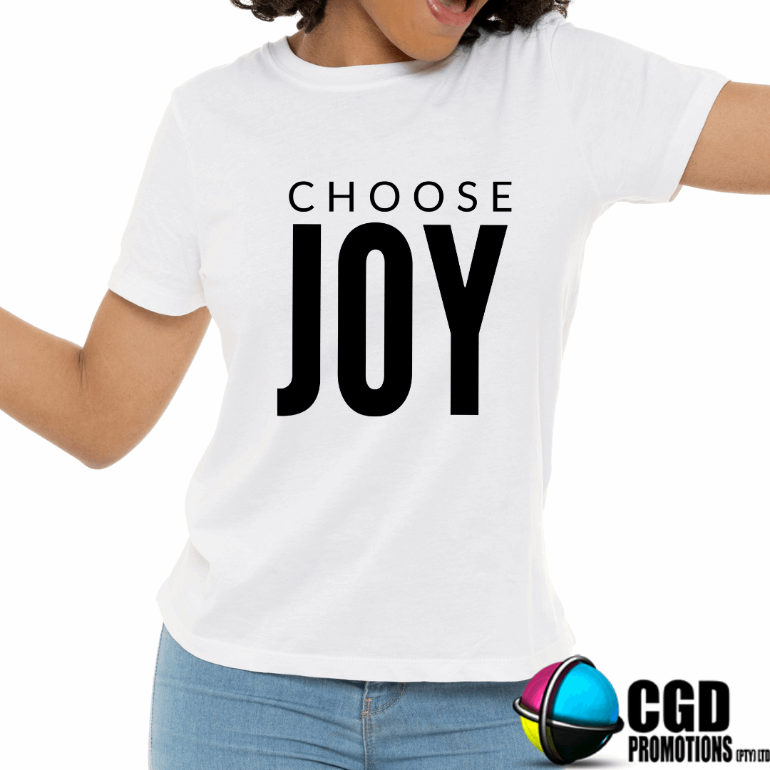 Choose Joy Adult Printed Shirt (Faith Based)