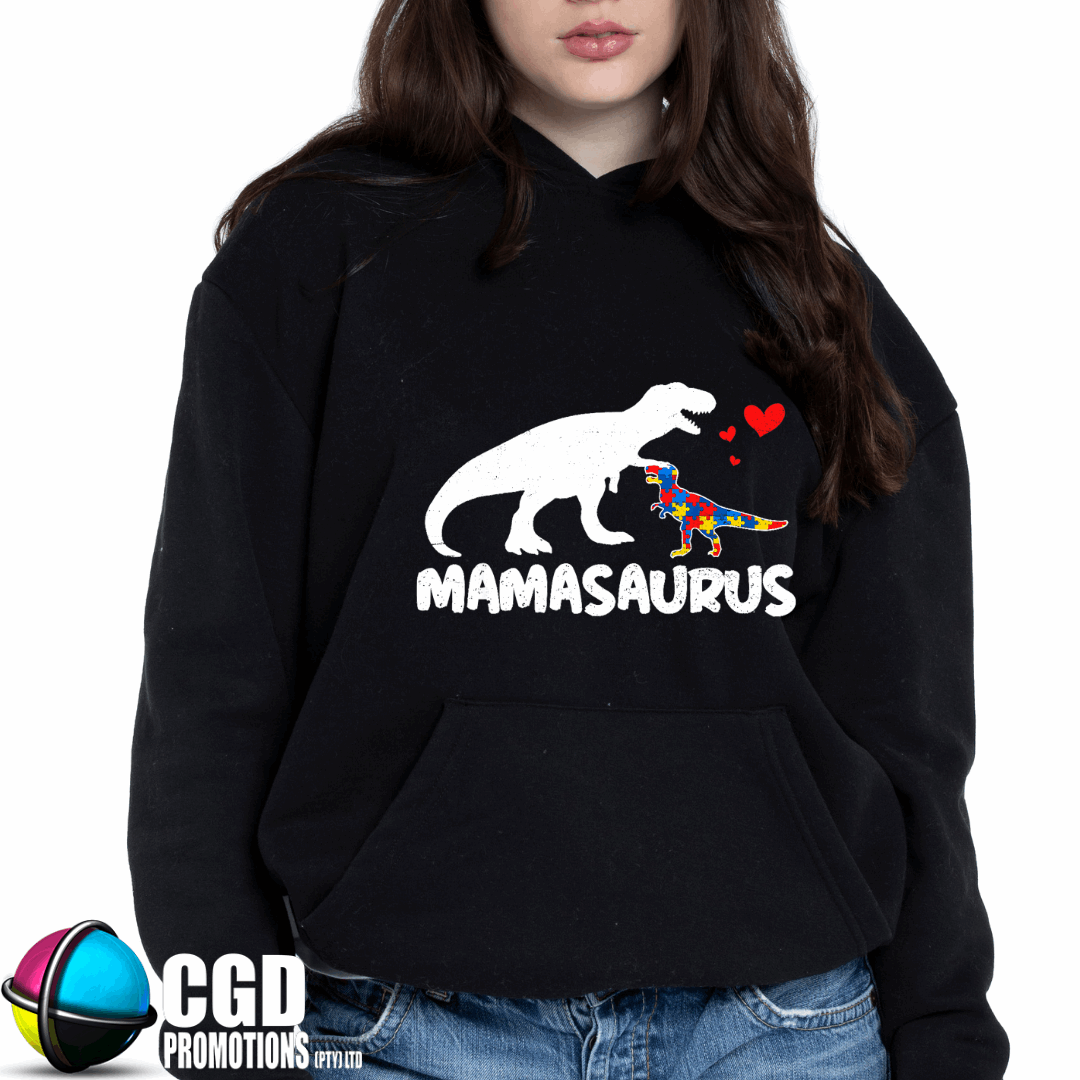 Mamasaurus Autism Unisex Printed Hoodie