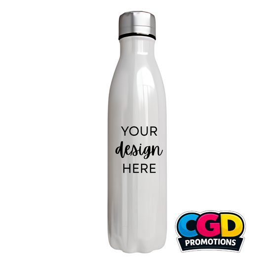 Custom Design 500ml Water Bottle - Personalised Double-Walled 500ml Stainless Steel Water Bottle SA | CGD Promotions