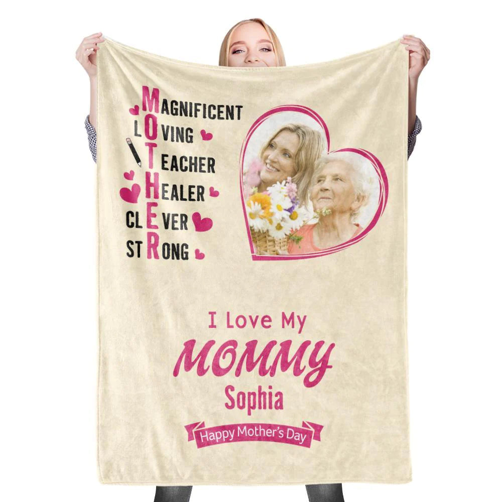 MOTHER Heart Blanket