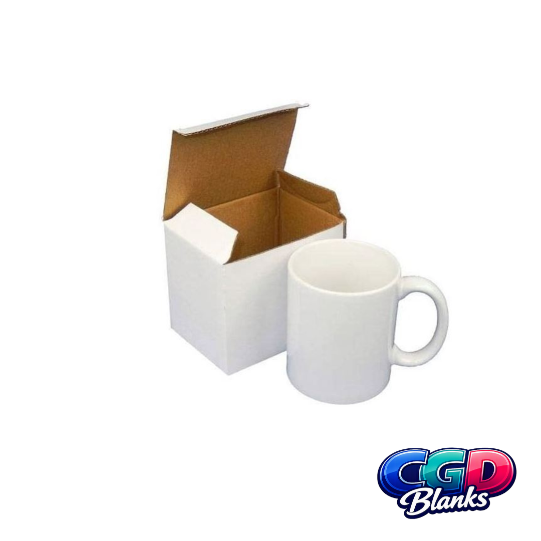11oz White Sublimation Mug Blank with Gift Box