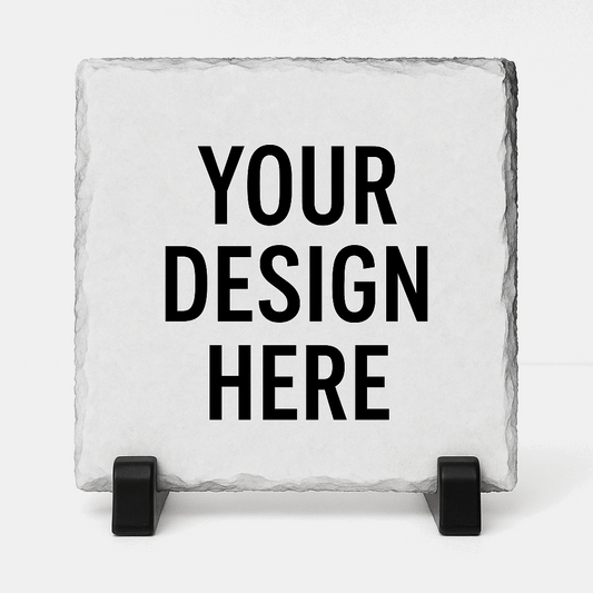 Custom Design Personalised Stone Slate Photo Plaque (various sizes)
