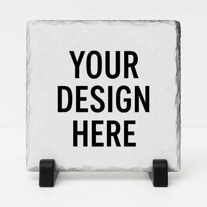 Custom Design Personalised Stone Slate Photo Plaque (various sizes)
