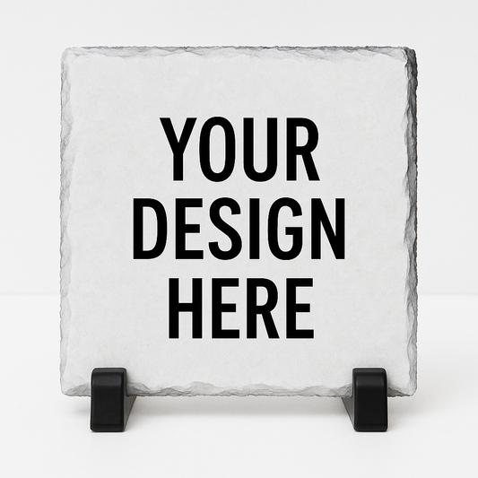 Custom Design Personalised Stone Slate Photo Plaque (various sizes)
