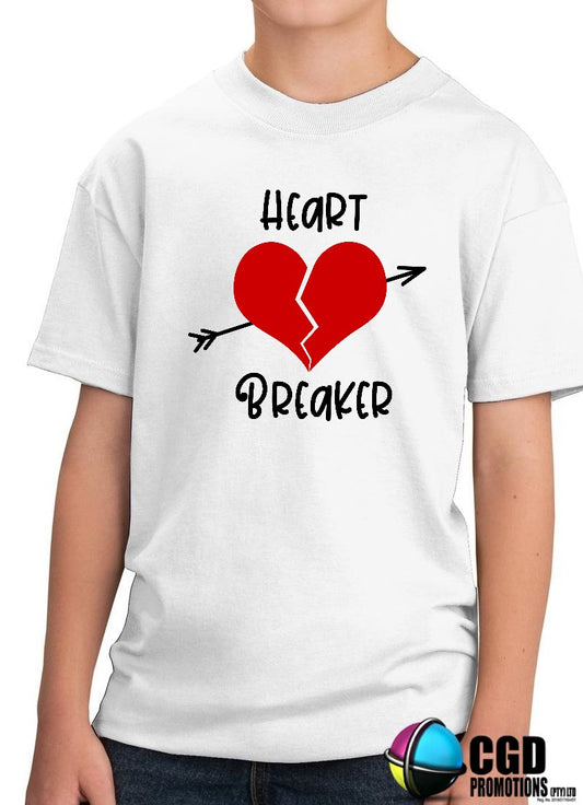 Heart Breaker Boys - Boys Valentines Day Shirt - Kids Shirts boys broken heart shirt
