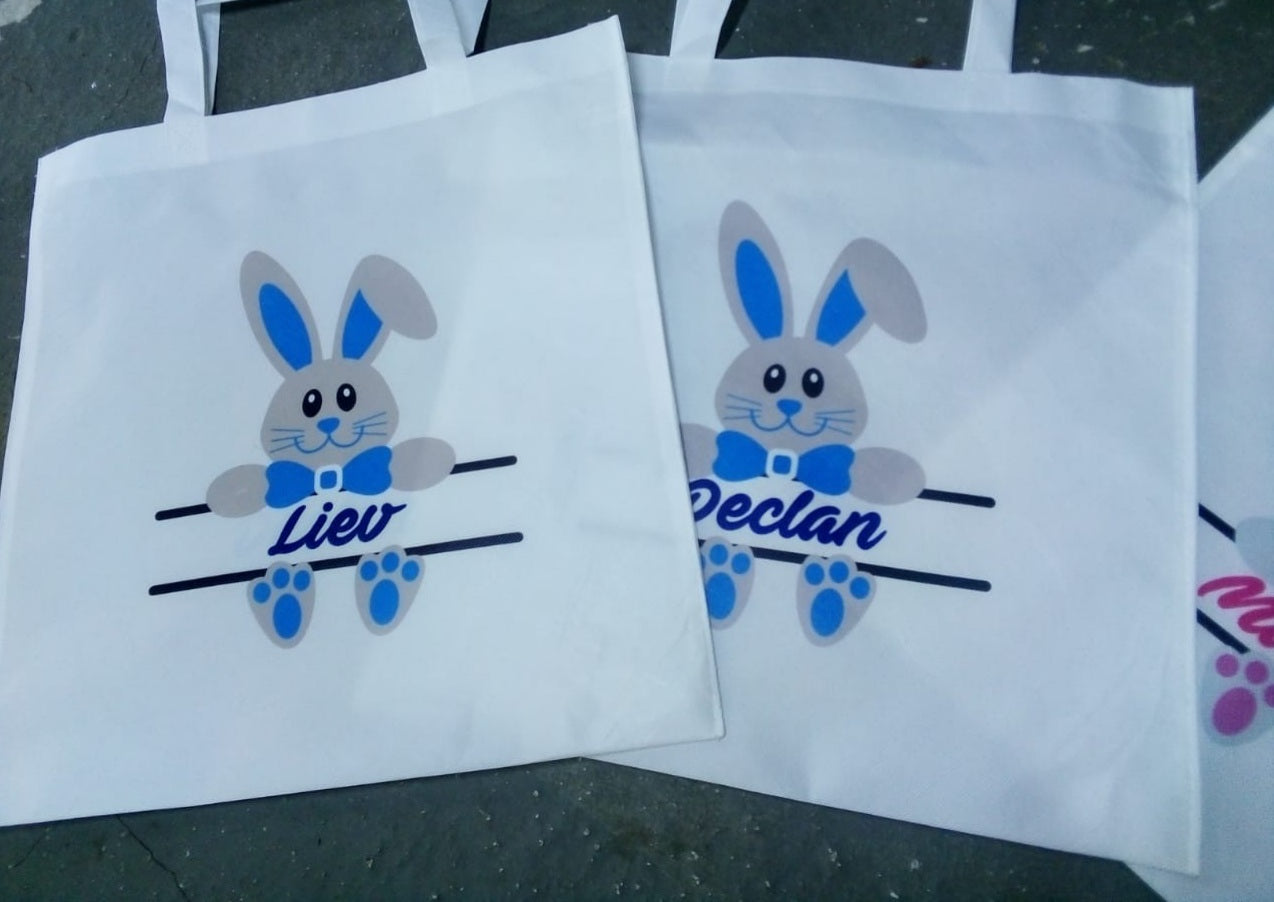 Easter Personalised Bunny Hunt Tote Bag – 8 Designs | Boksburg, South Africa