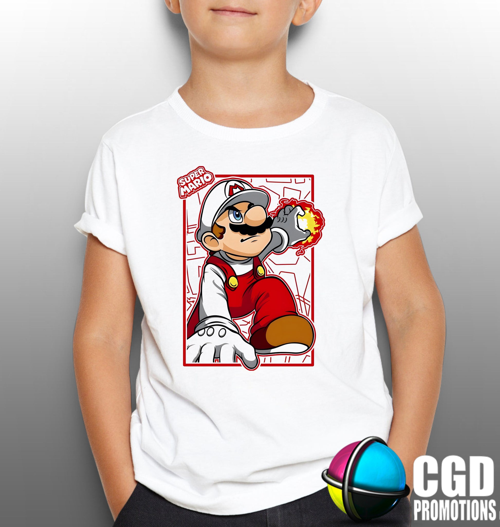 Super Mario Bro Gamer Adult & Kids Printed Shirt