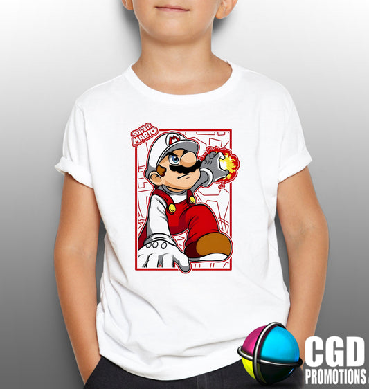 Super Mario Bro Gamer Adult & Kids Printed Shirt