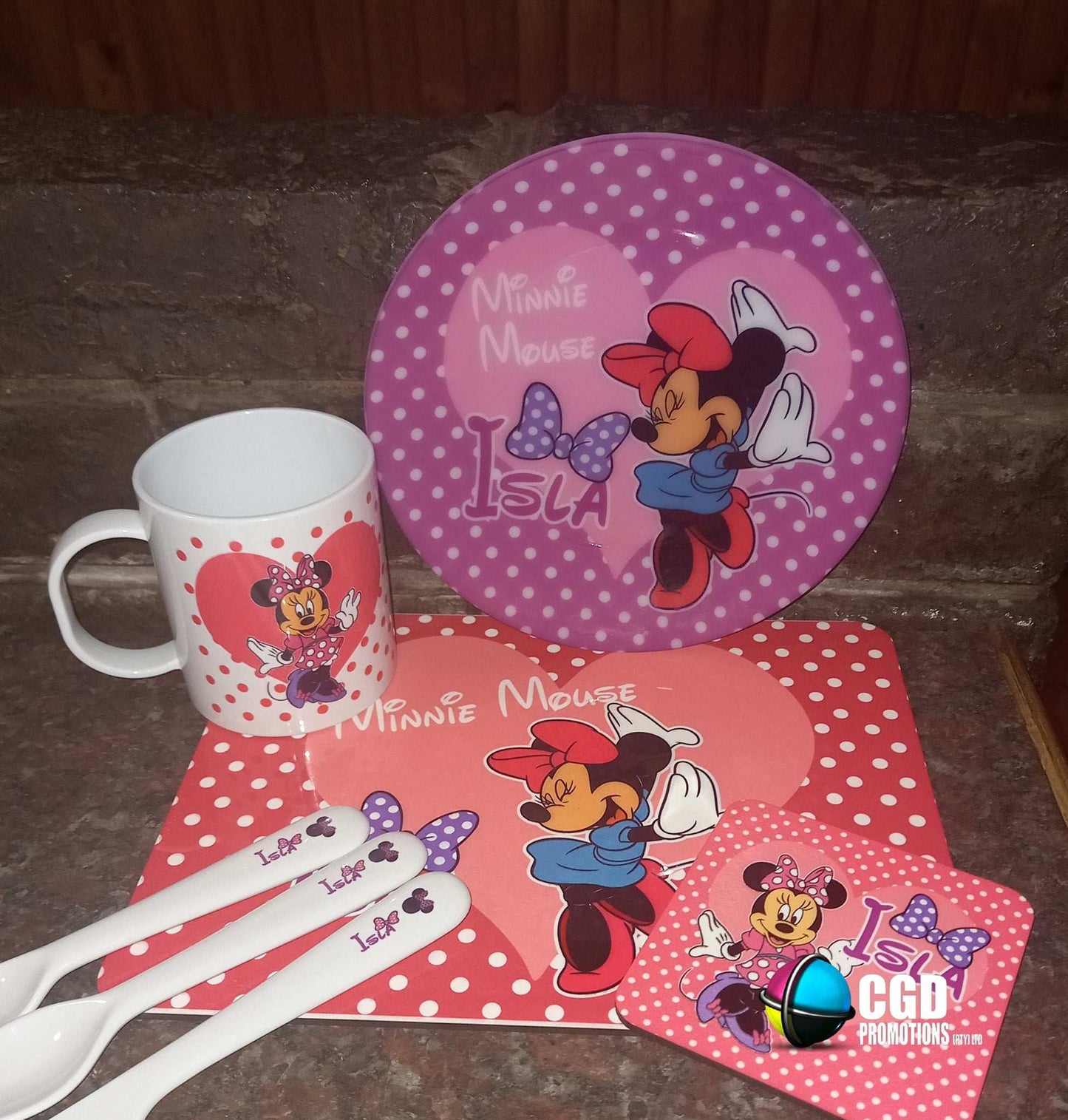 Custom Design Kids Dinner Set - Personalised Kids Plastic Dinner Set SA | CGD Promotions