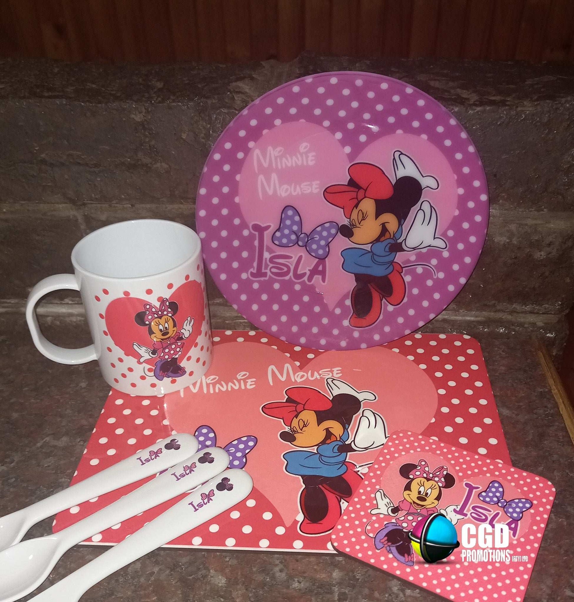 Custom Design Kids Dinner Set - Personalised Kids Plastic Dinner Set SA | CGD Promotions