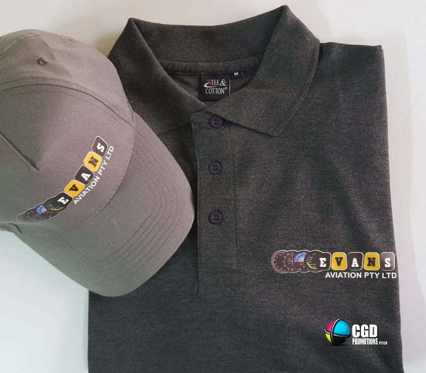 Custom Branded Shirt + FREE Cap – No Min Order | Small Business Promo