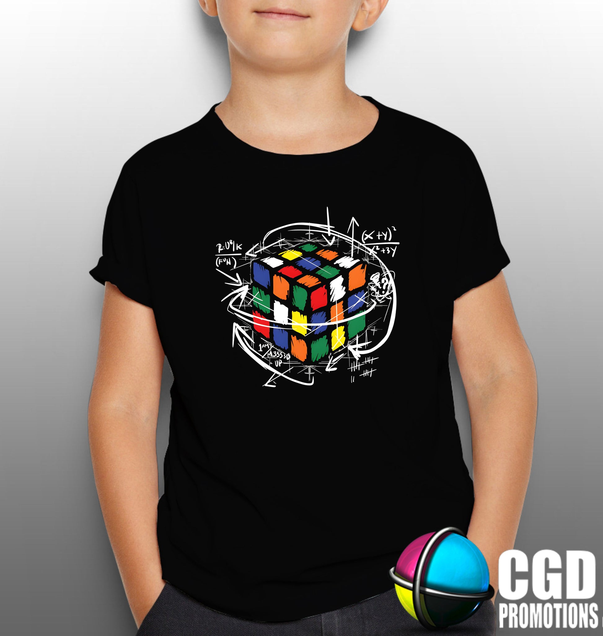 Rubix Cube Gamer Adult & Kids Printed Shirt