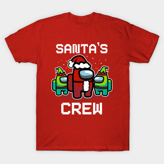 Among Us Santa Crew Adult & Kids Christmas Printed Shirt