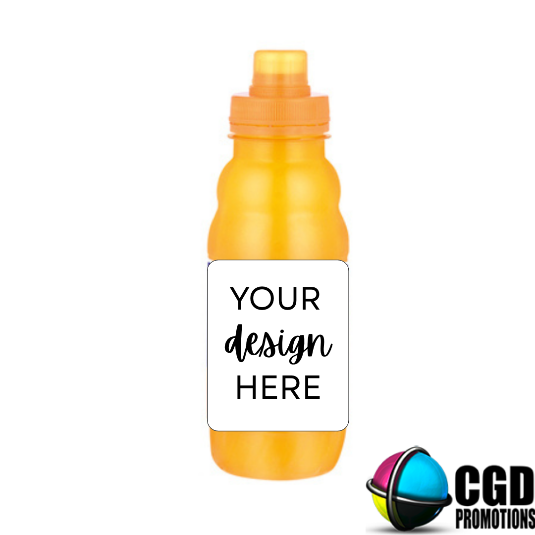 Personalised Oros bottle labels for kids birthday party drinks

