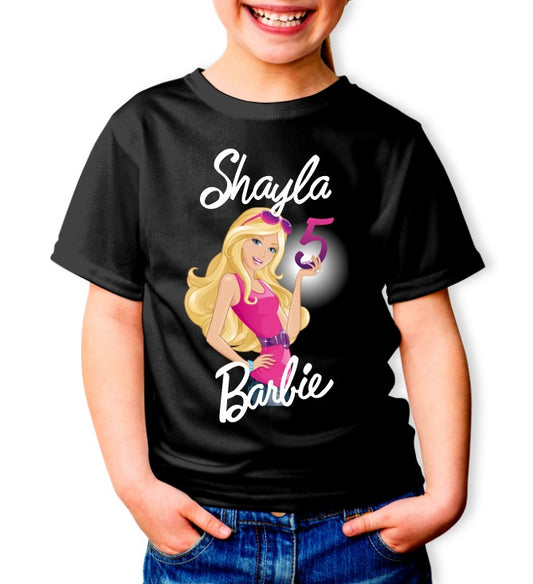 Barbie Birthday Kids Printed Shirt