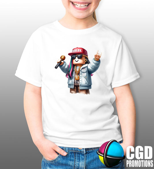 Girls Gangster Roblox Girl Printed Gaming Shirt