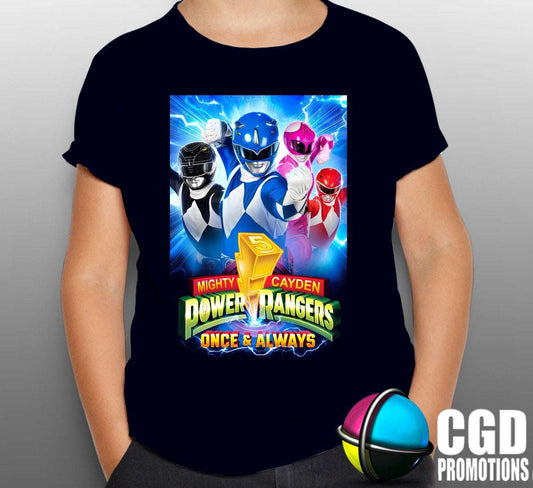 Power Rangers Kids Birthday Shirt – Mighty Morphin’ Fun!