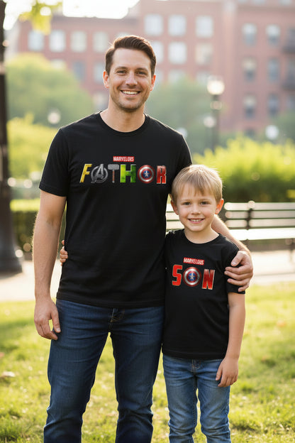 Father and Son Matching Shirts – Daddy and Me Father's Day T-Shirt Set South Africa