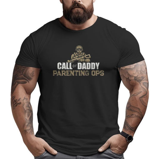 Call of Daddy Parenting Ops Printed Shirt Father's day Shirt Gifts for Him