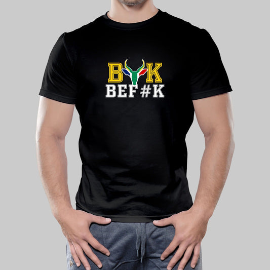 Bokbefok unisex kids Heritage shirt South African themed T-shirt design front view