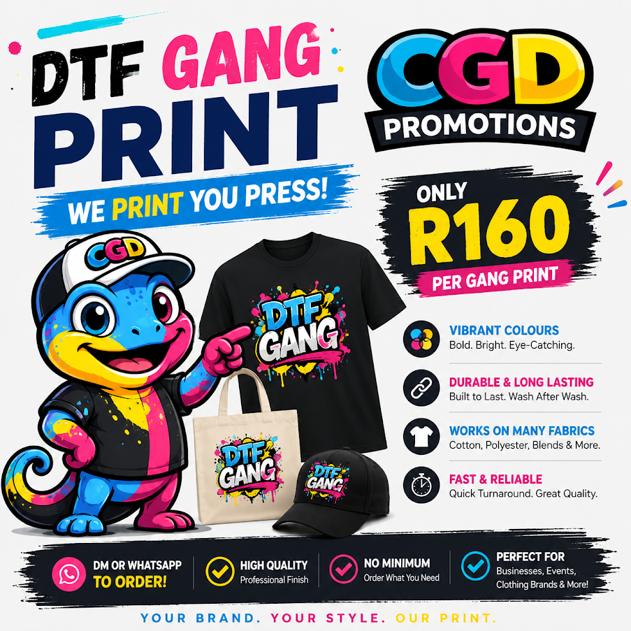 Ready to Press DTF Transfers