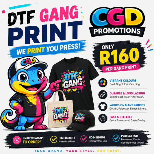 Ready to Press DTF Transfers
