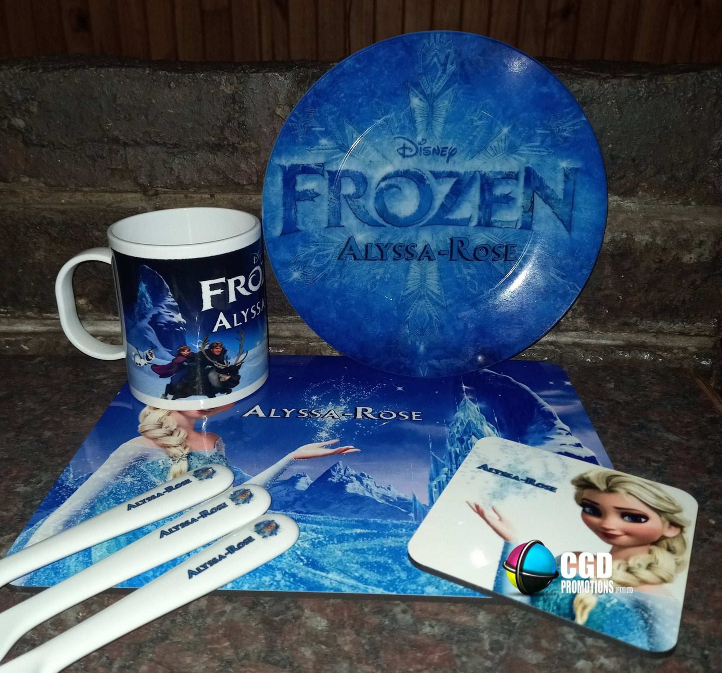 Custom Design Kids Dinner Set - Personalised Kids Plastic Dinner Set SA | CGD Promotions