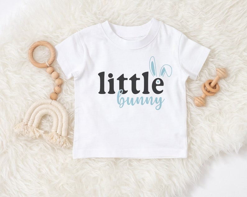 Little Blue Bunny Kids Printed Shirt