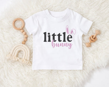 little bunny pink easter shirt with ears