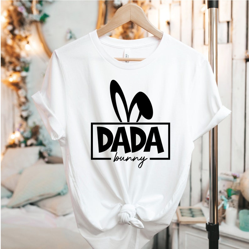 Bunny Ears Name Easter Adult & Kids Printed Shirts