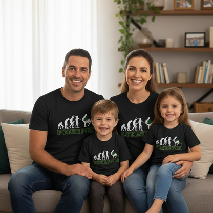 Bokbefok Rugby Evolution unisex kids South African rugby T-shirt design