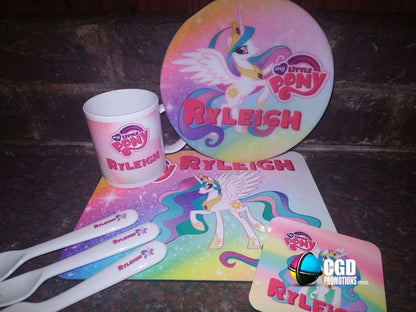 Custom Design Kids Dinner Set - Personalised Kids Plastic Dinner Set SA | CGD Promotions