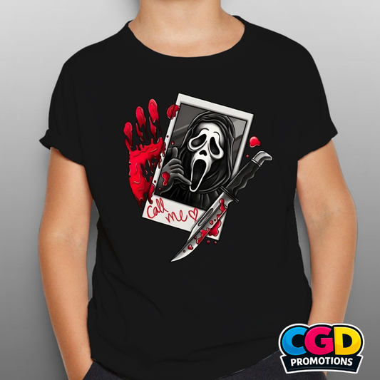 Ghost Face Call Me Valentine’s Day and Halloween shirt Boksburg South Africa